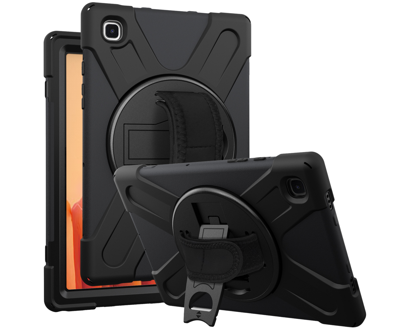 Coque de Protection Renforcée et Antichoc, avec Bandoulière-Noir pour Tablette